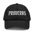Proverbs 3:5-6 Distressed Embroidered Dad Hat